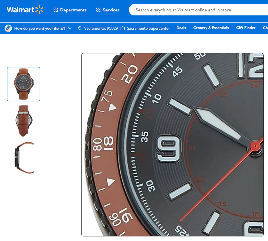 product zoom example in Walmart