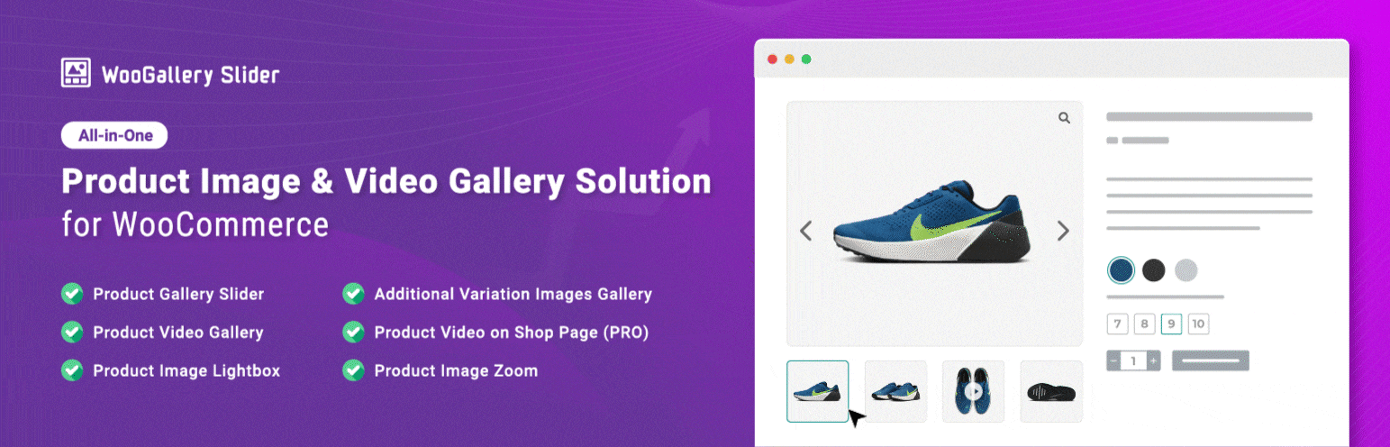 WooGallery Slider, the best WooCommerce gallery slider plugin