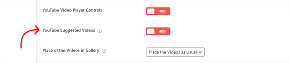 Hide YouTube Suggested Videos in WooCommerce