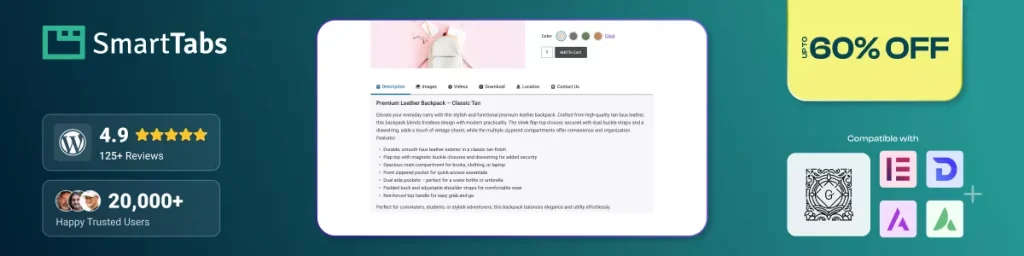 custom product tab solution