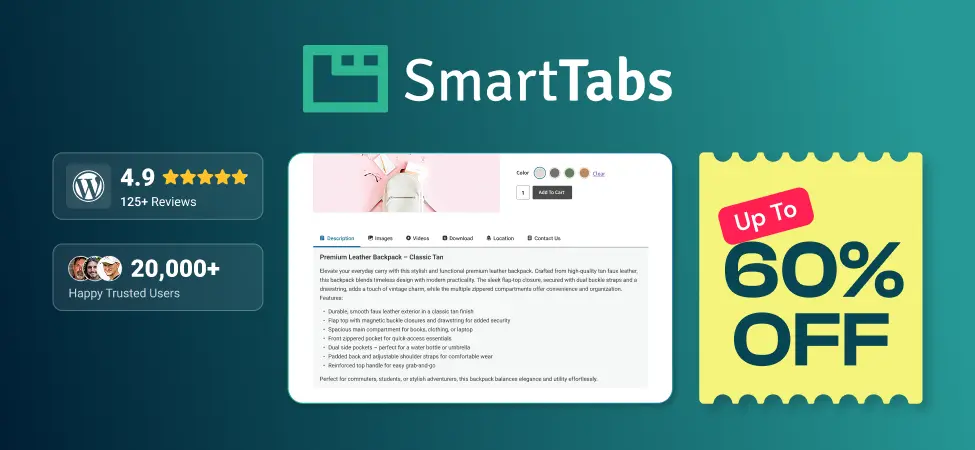Smart Tabs — Ultimate Custom Product Tab Manager