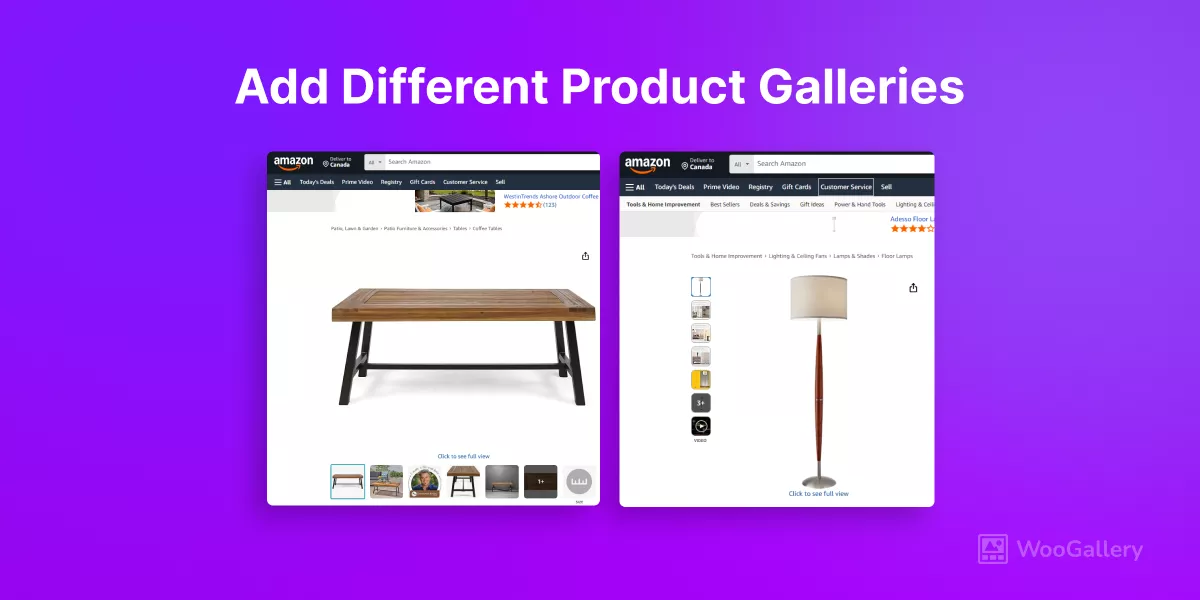 How to Add Different Product Gallery Styles in a Woo Store