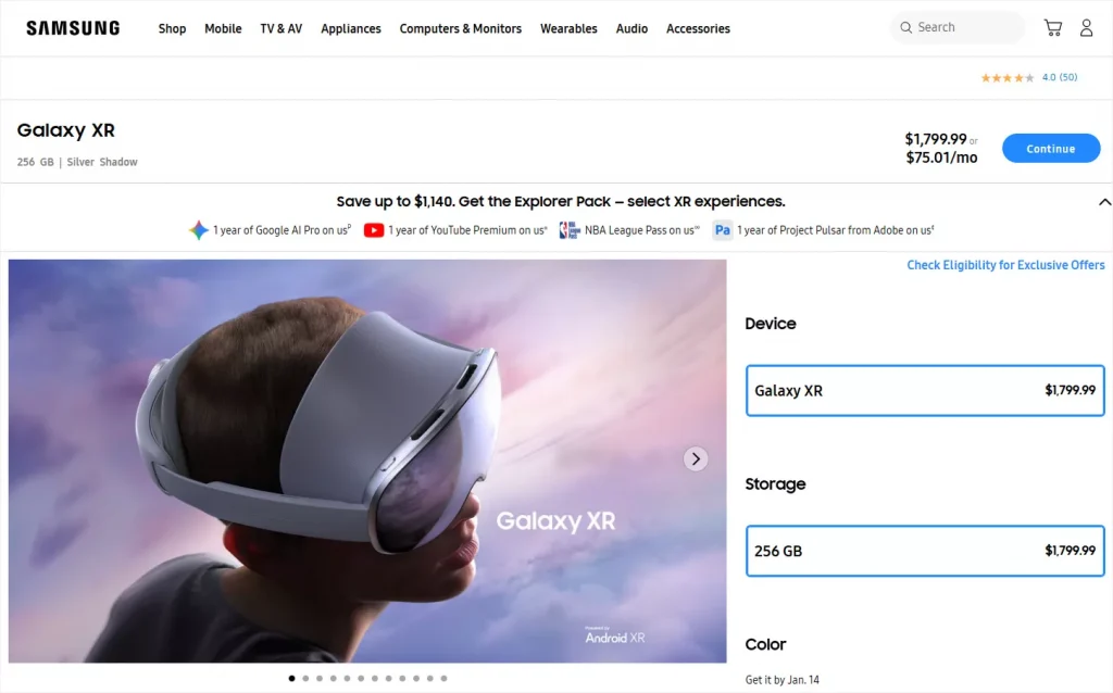 Samsung Product Gallery